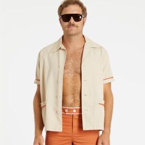 Hammies Summer cabana shirt, size L